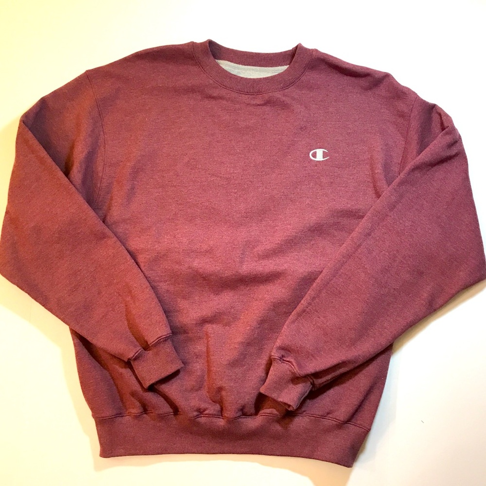 Champion C Logo Crew Neck Classic Pullover Sz L